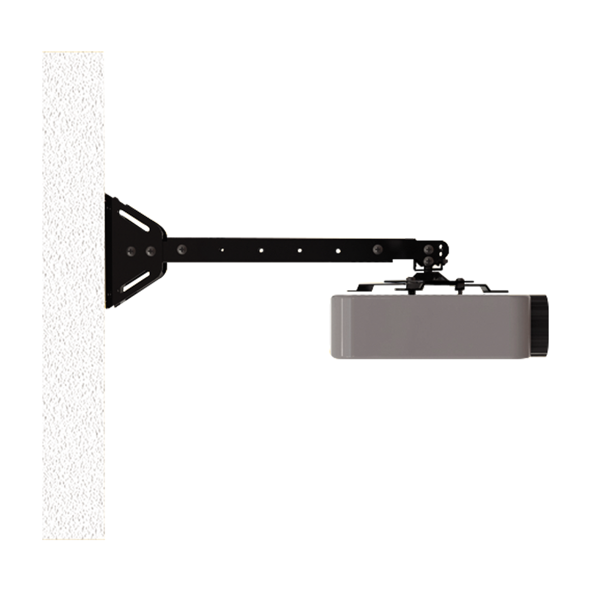 Soporte de suelo para proyector, soporte oculto contra pared, soporte  universal para proyector con interfaz de tornillo de 1/4 pulgadas, altura