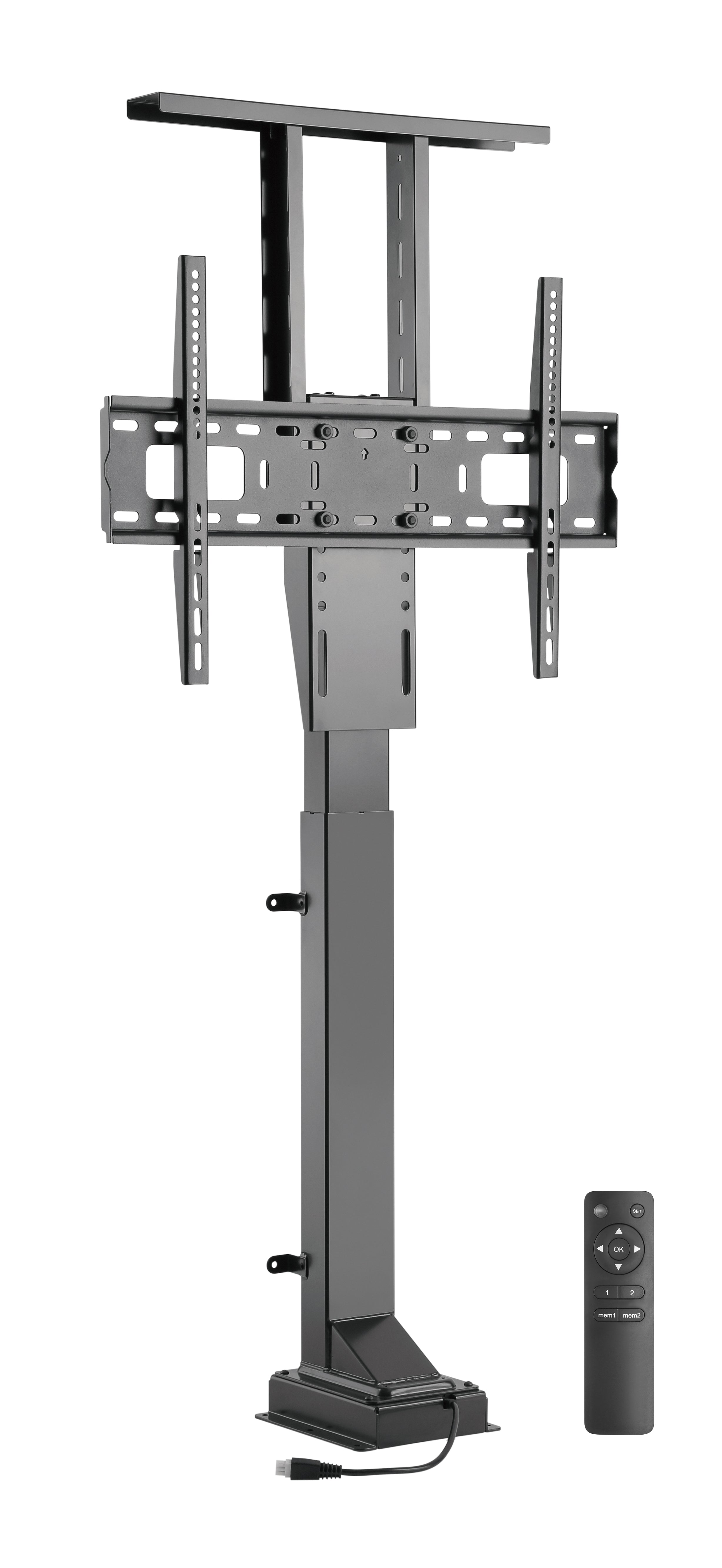 Soporte motorizado fijo suelo/pared SATANDAR-W . Panel y/o Display  interactivo. Con embellecedor Hasta 160kg - CAMPUSPDI - Tecnologia e  innovación para la formación