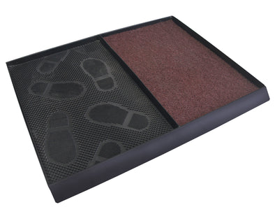 Tapete Sanitizante con Alfombra Secadora
